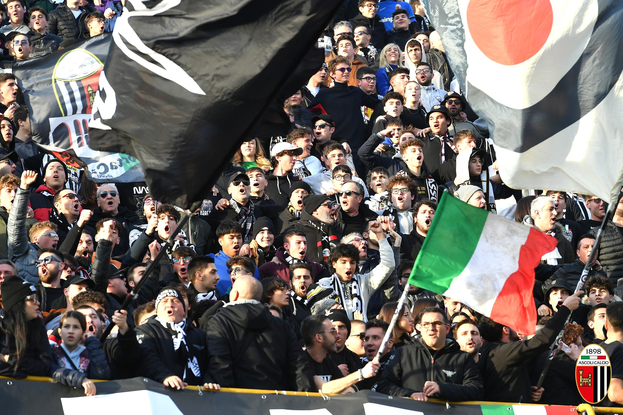 Ternana-Ascoli, in partenza 1.166 tifosi bianconeri