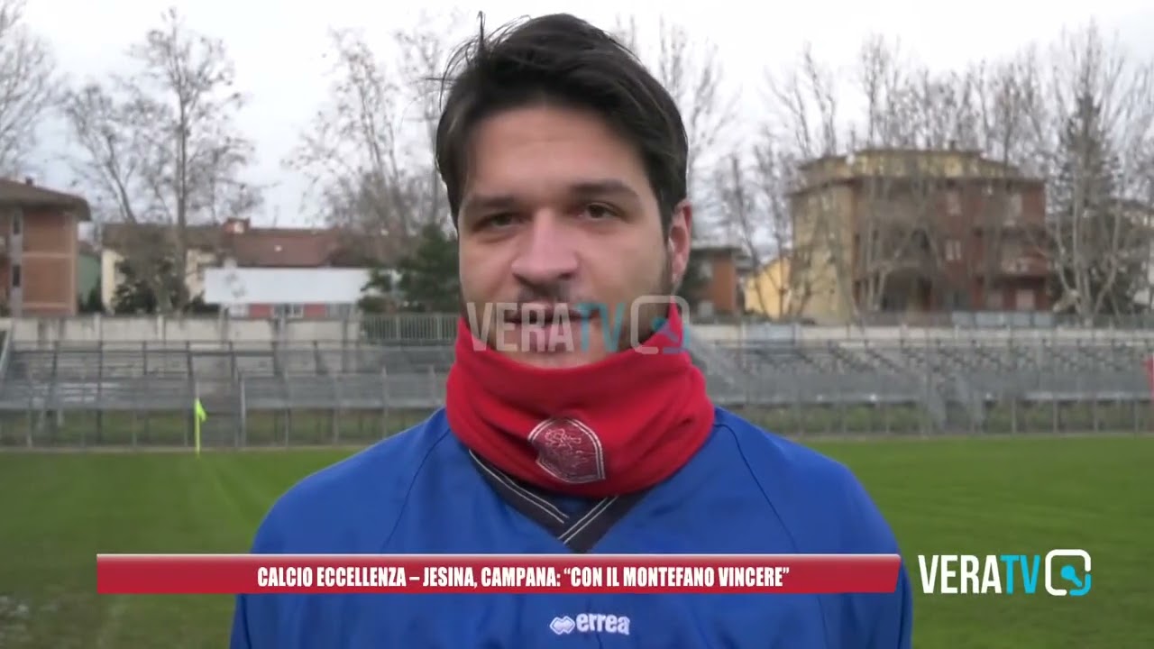 Calcio Eccellenza Marche – Jesina, la carica di Campana: “Con il Montefano dobbiamo vincere”