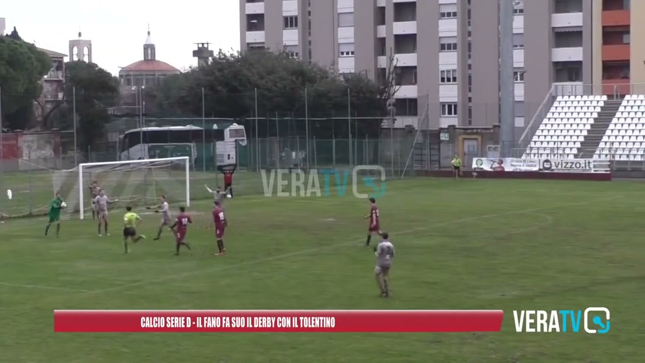Calcio Serie D – Il Fano fa suo il derby marchigiano contro il Tolentino
