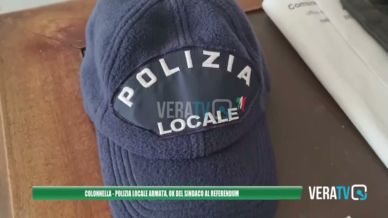 Colonnella – Polizia locale armata, ok del sindaco al referendum
