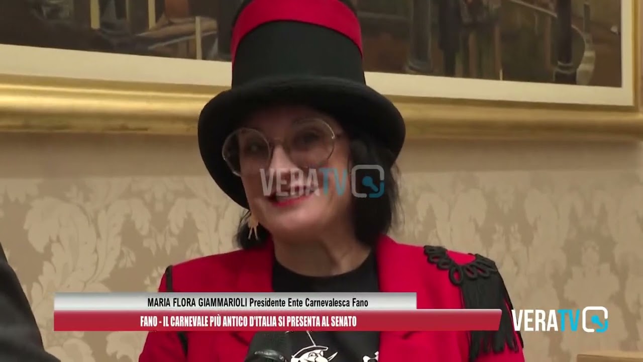 Fano – Il Carnevale più antico d’Italia si presenta al Senato