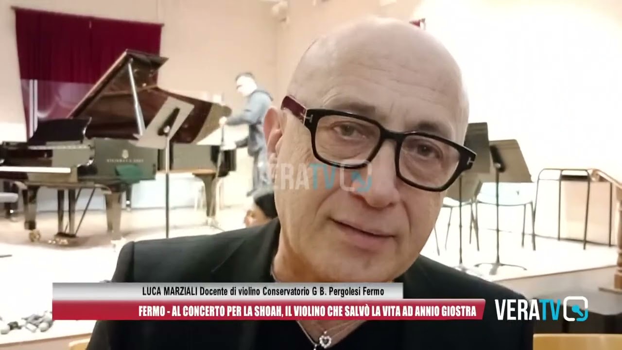 Fermo – Al concerto per le vittime della Shoa, il violino che salvò la vita a Annio Giostra