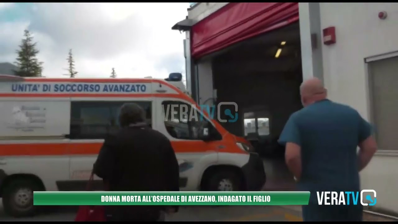 Giallo ad Avezzano, anziana muore in ospedale: indagato il figlio