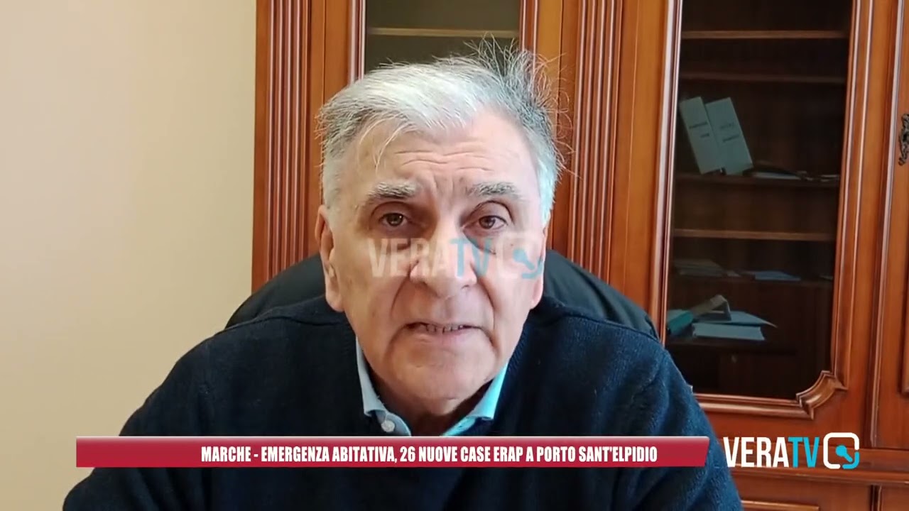 Marche – Emergenza abitativa, 26 nuove case Erap a Porto Sant’Elpidio