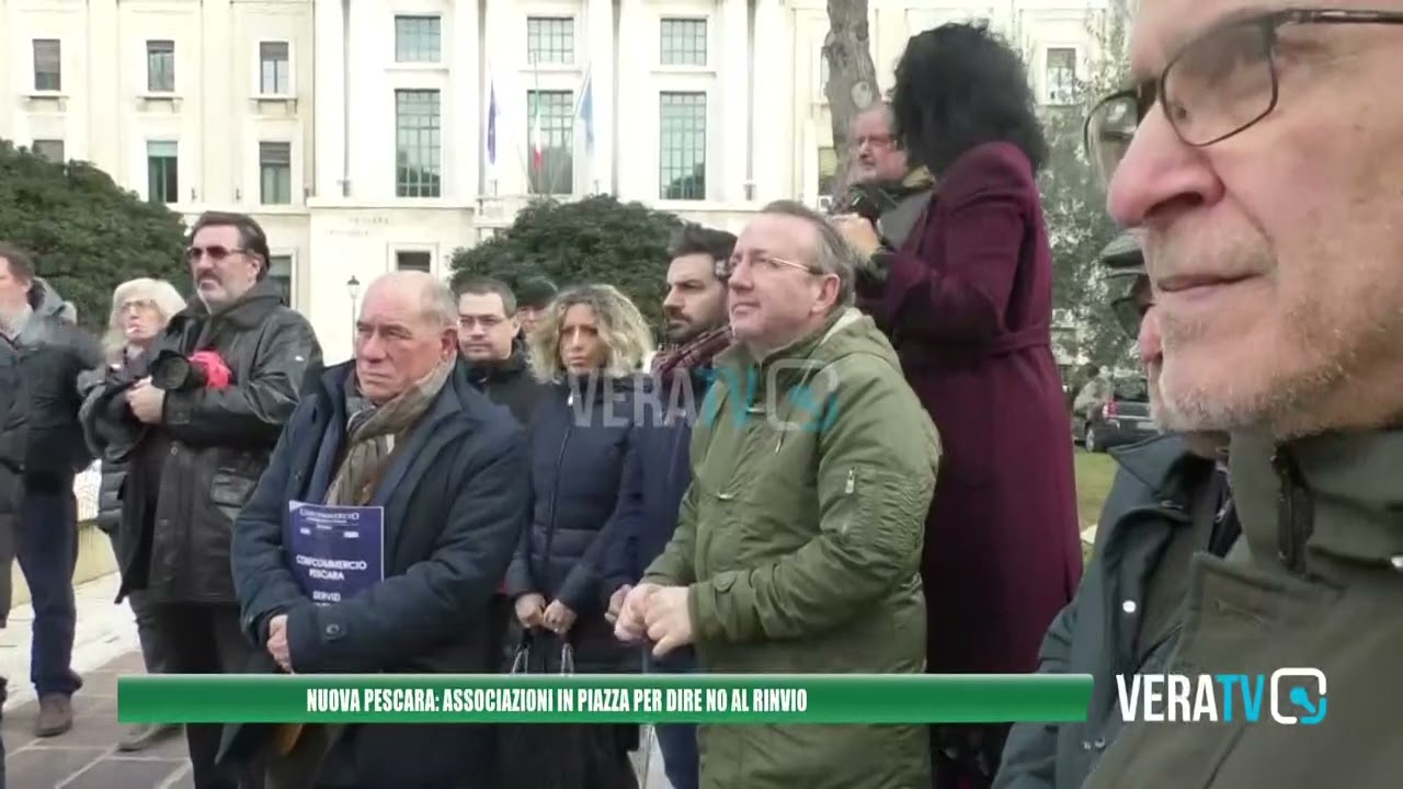 Nuova Pescara – Associazioni in piazza per dire no al rinvio del progetto