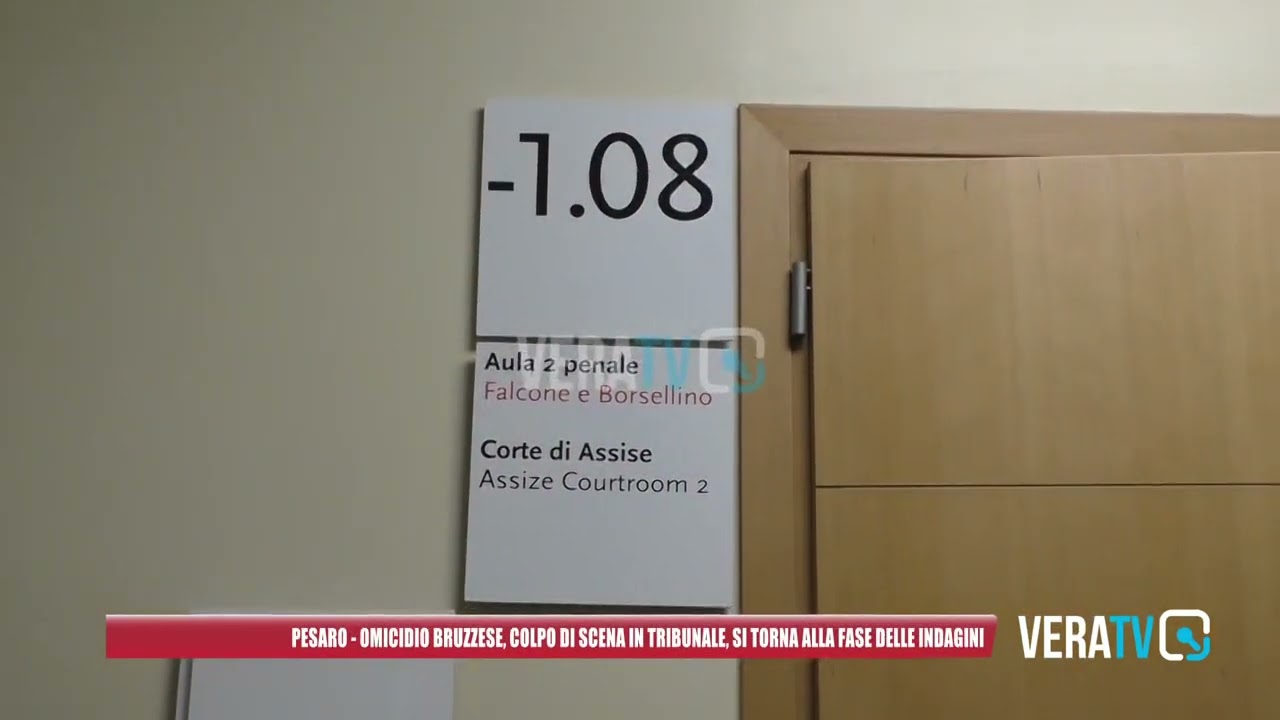Pesaro – Omicidio Bruzzese: colpo di scena in tribunale, si torna alla fase delle indagini