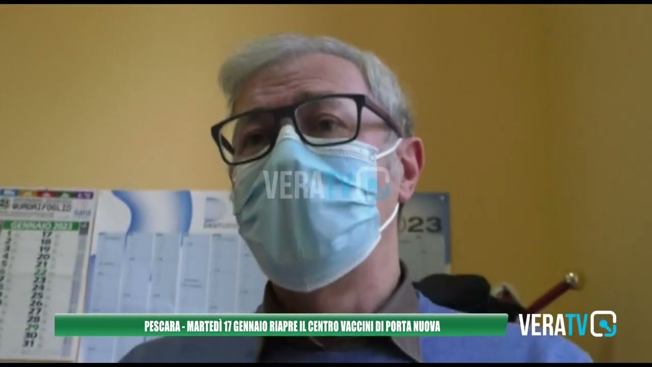 Pescara – Covid, riaprirà martedì il centro vaccinale di Porta Nuova