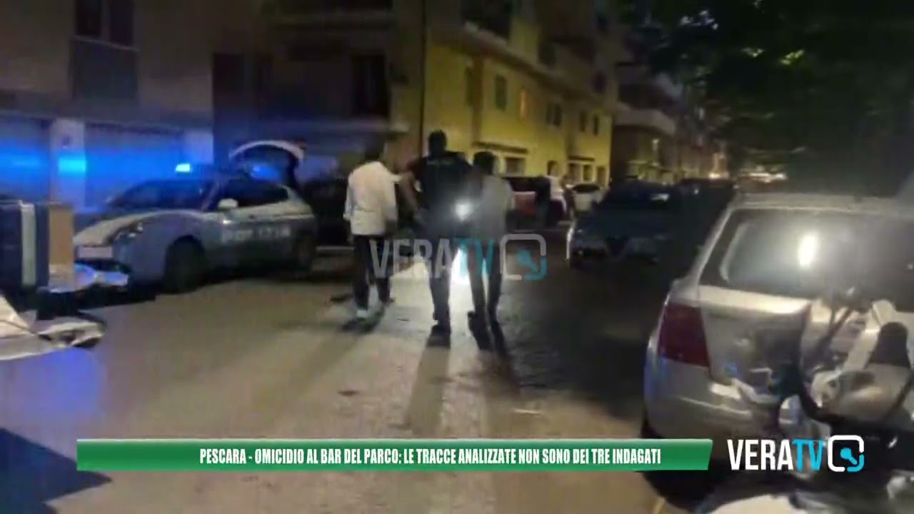 Pescara – Omicidio Bar Parco, le tracce analizzate non sono dei tre indagati