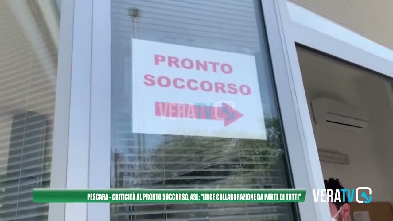 Pescara – Pronto soccorso in affanno, Asl: “Serve collaborazione di tutti”