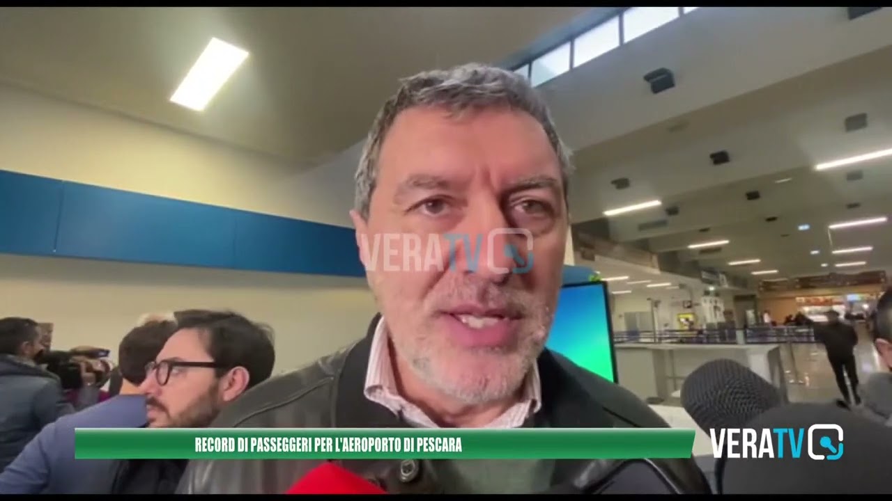 Pescara – Record di passeggeri per l’aeroporto, dati esaltanti per il 2022