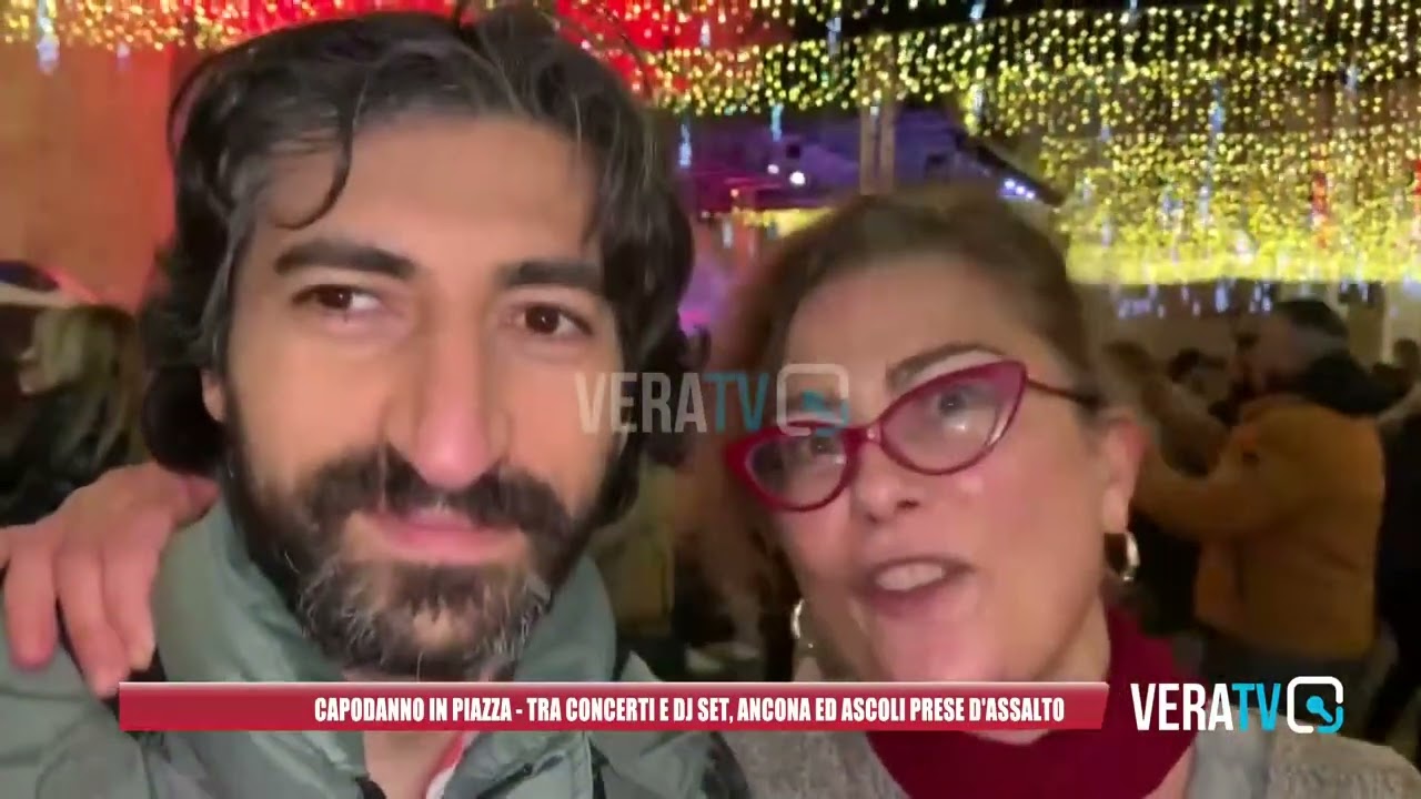 Piazze come discoteche, successo per il Capodanno ad Ascoli e San Benedetto