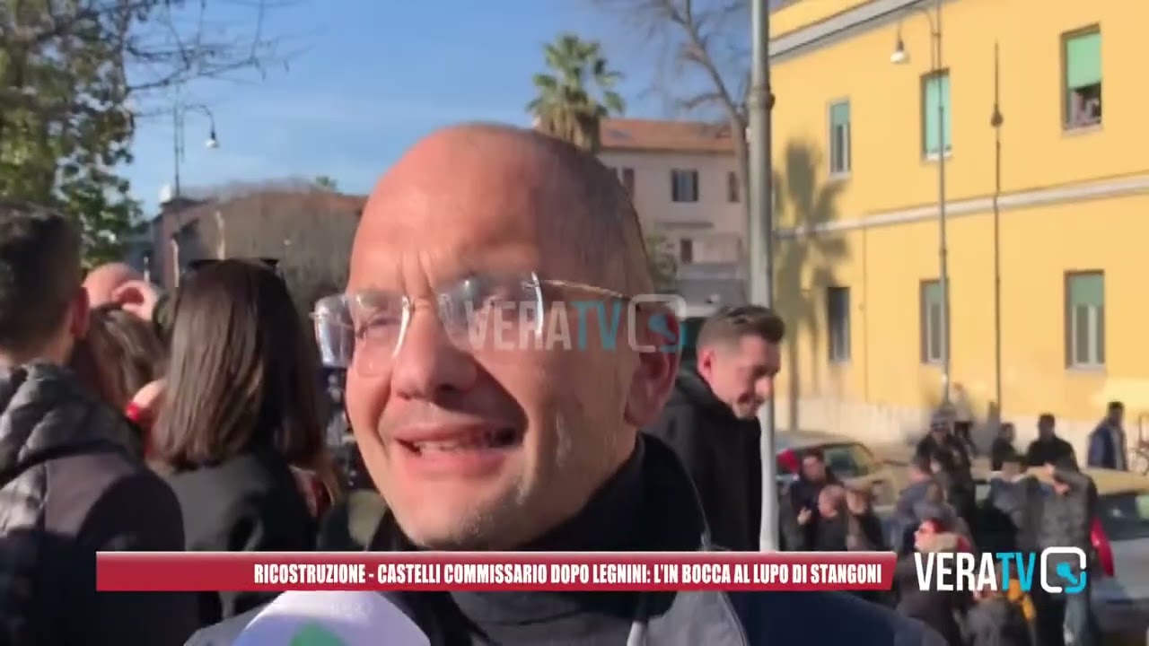Post sisma – Castelli nuovo commissario alla ricostruzione, prende il posto di Legnini