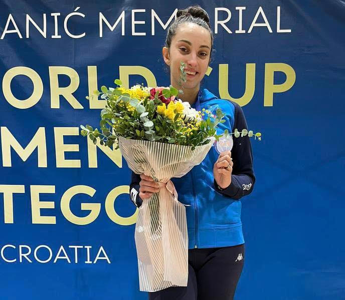 La fiorettista anconetana Benedetta Pantanetti bronzo a Zagabria nella Coppa del Mondo Under 20
