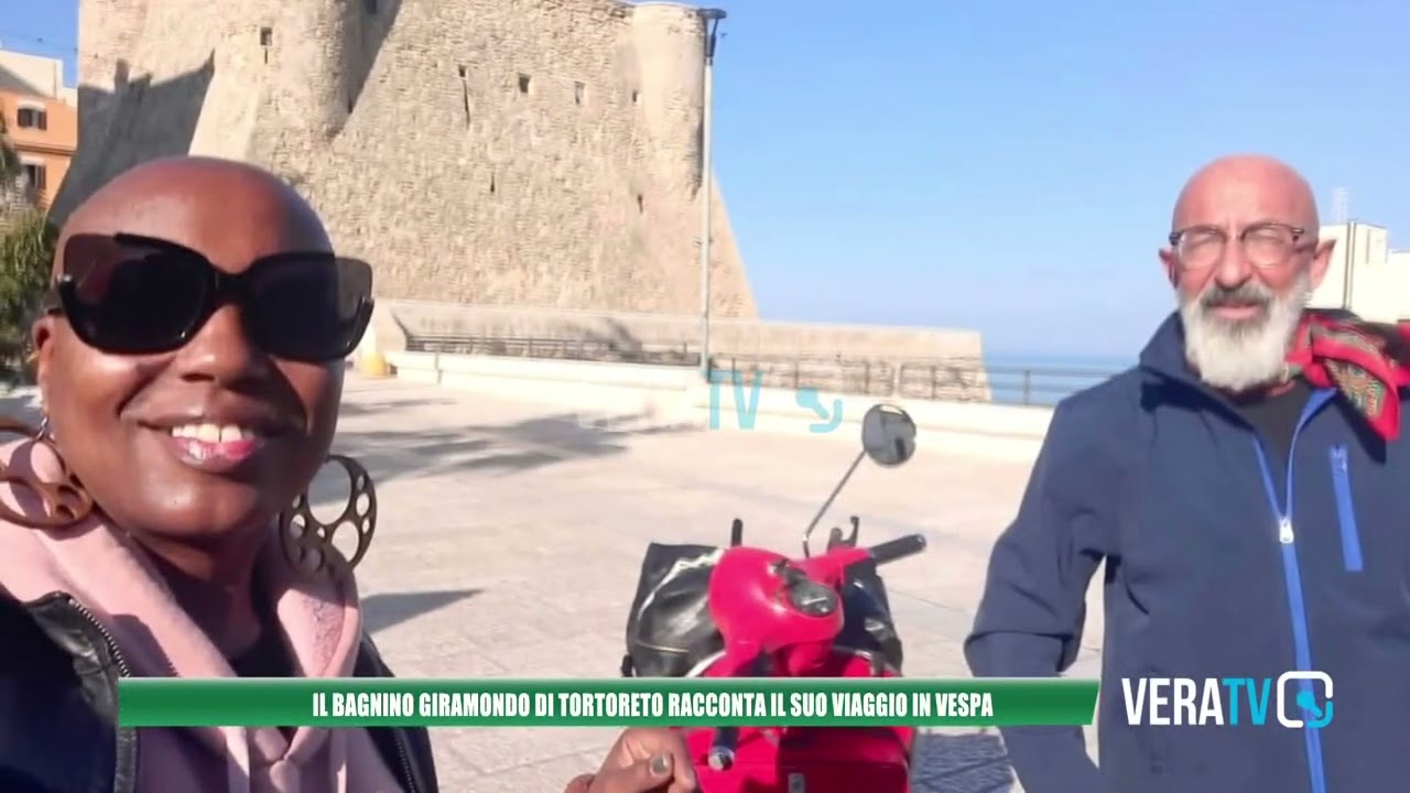 Tortoreto – Il bagnino giramondo racconta il suo viaggio in Vespa