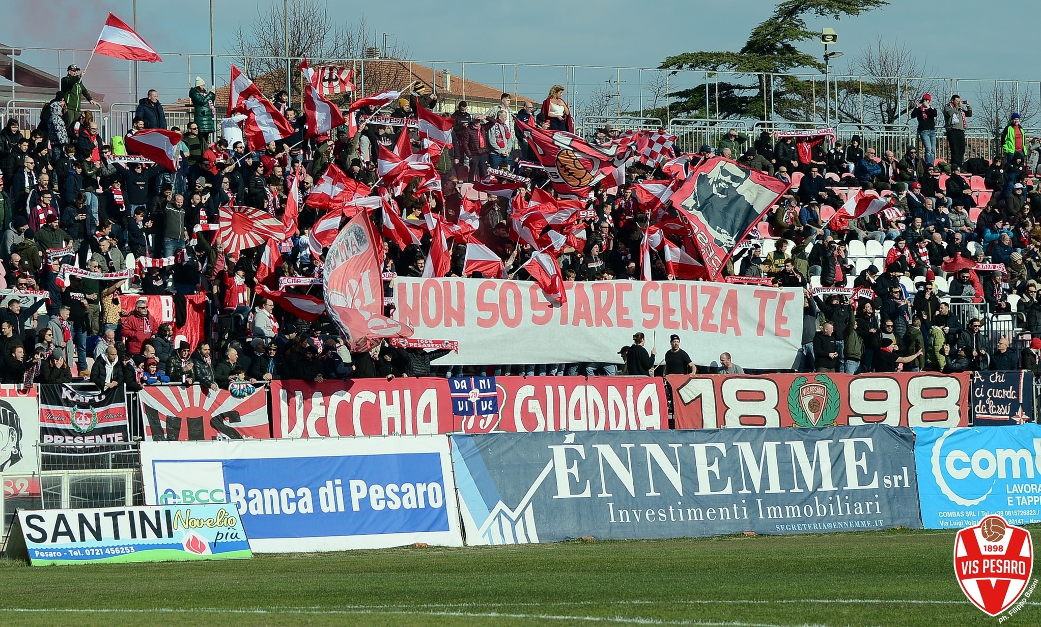 Vis Pesaro-Pontedera 1-1, i biancorossi si salvano all’85’
