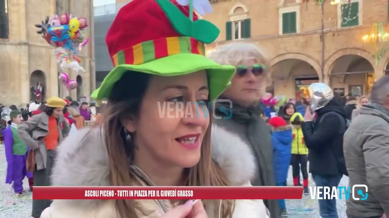 Ascoli Piceno – Tutti in piazza per il Giovedì Grasso, il Carnevale entra nel vivo