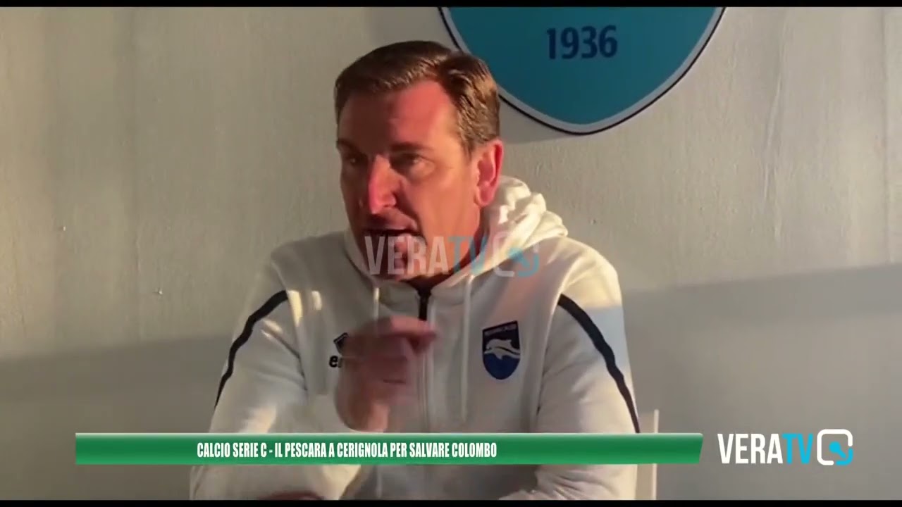 Calcio Serie C, il Pescara a Cerignola per salvare Colombo