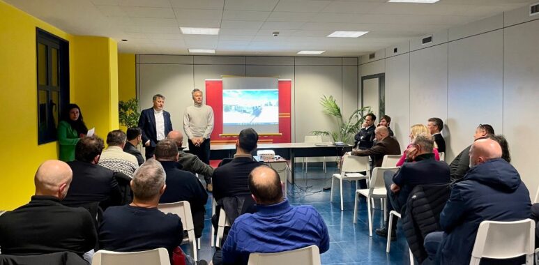 Ancona, Tiong presenta il progetto del centro sportivo agli sponsor