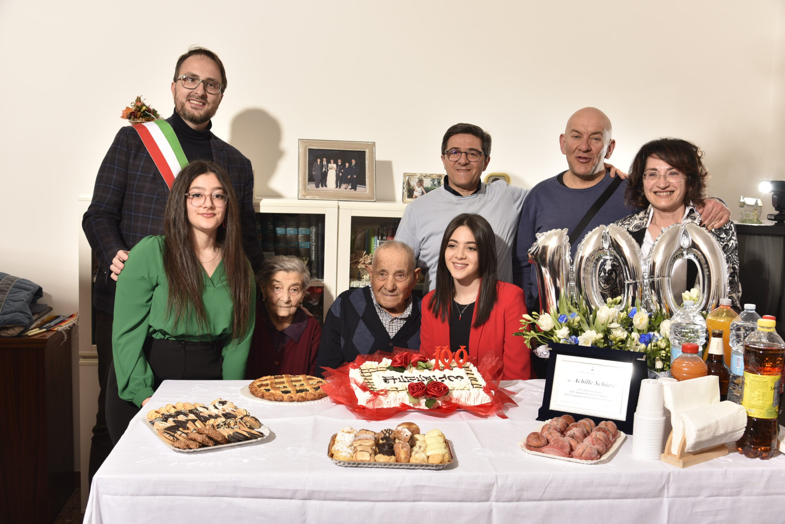 Monsampolo – Achille Schiavi compie 100 anni: gli auguri del sindaco