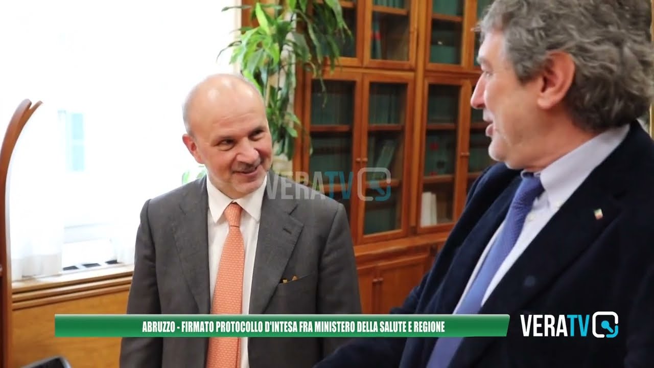 Abruzzo – Firmato il protocollo d’intesa tra Ministero della salute e Regione