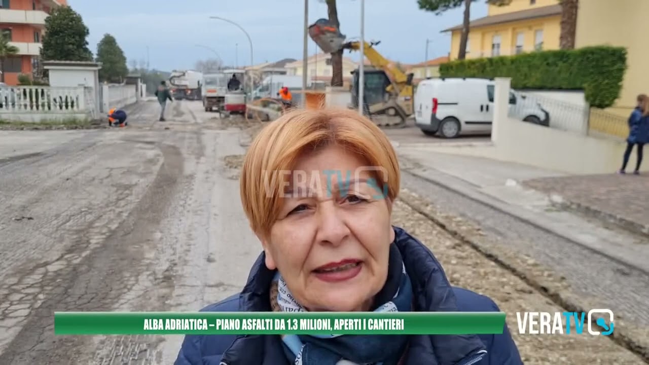 Alba Adriatica – Piano asfalti da 1,3 milioni: aperti i cantieri