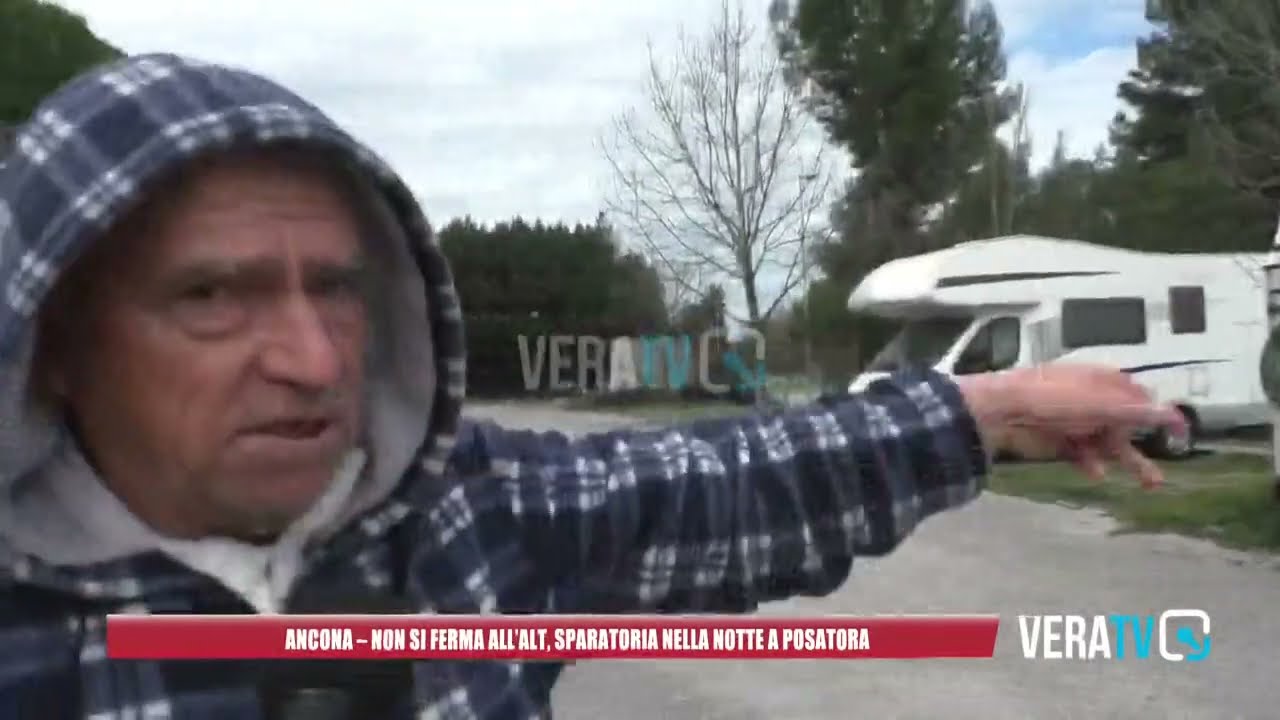 Ancona – Non si ferma all’alt, sparatoria nella notte a Posatora