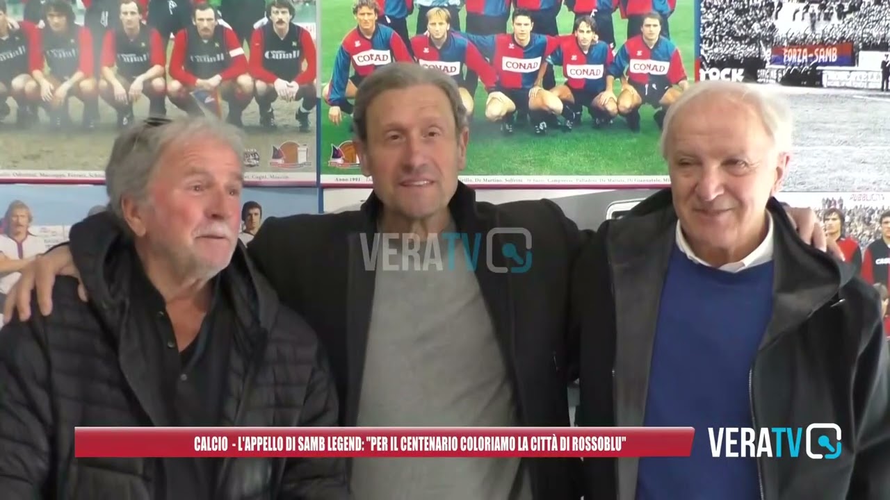 Calcio – L’appello di Samb Legend: “Per il centenario coloriamo la città di rossoblu”