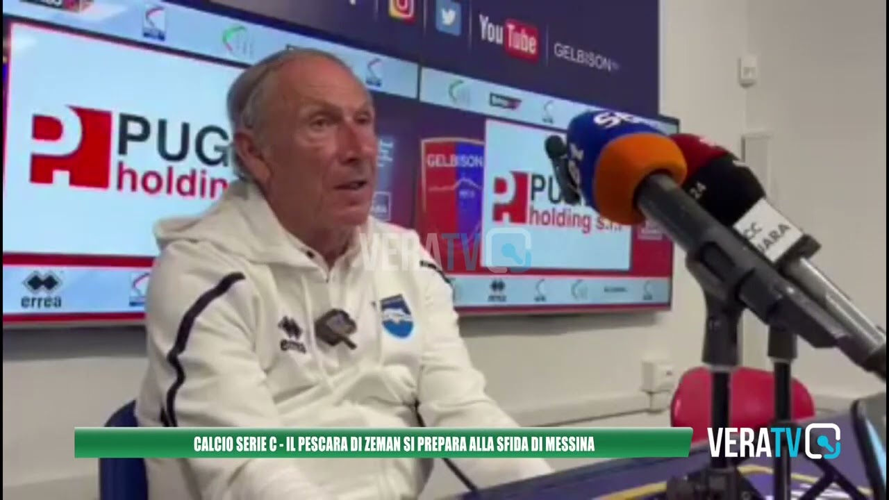 Calcio Serie C – Il Pescara di Zeman atteso dal turno infrasettimanale a Messina