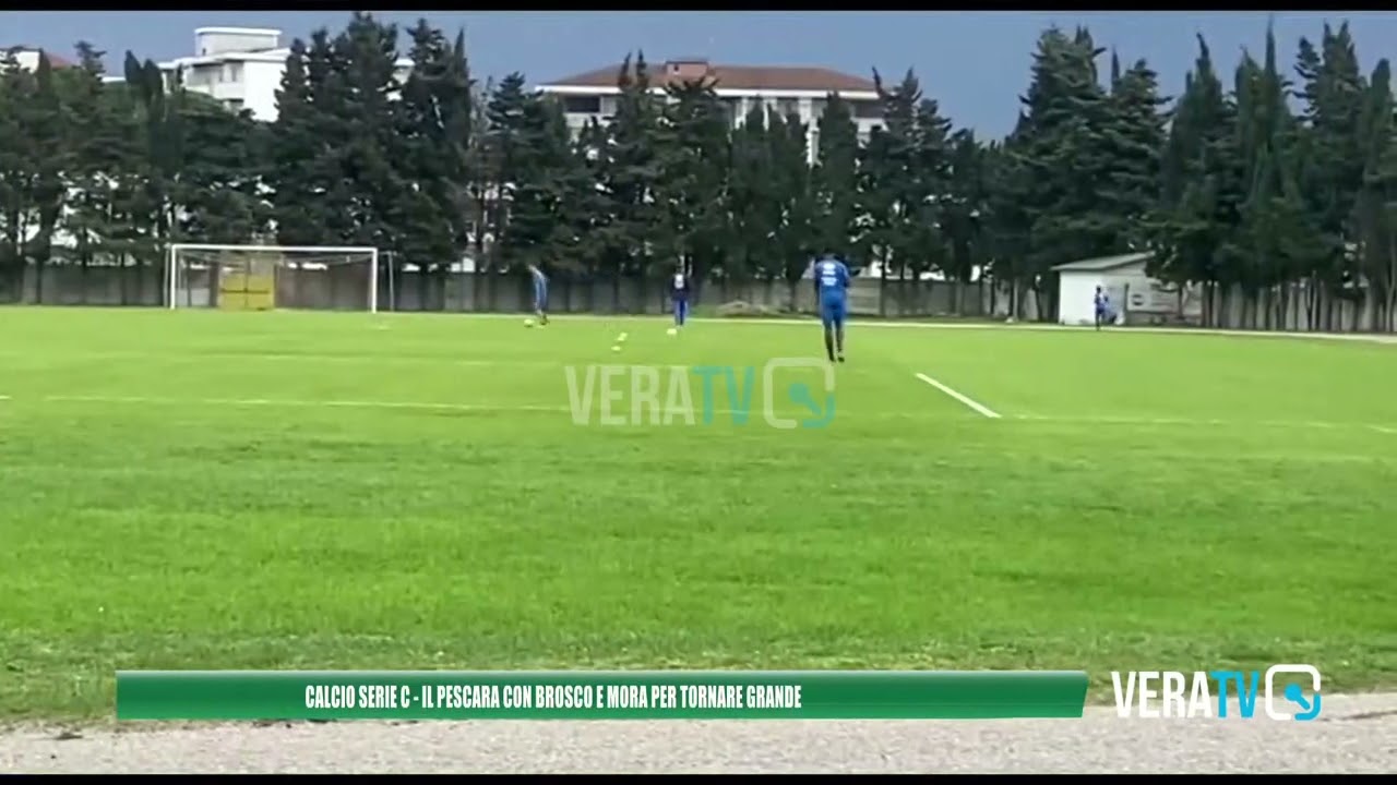 Calcio Serie C – Il Pescara punta a tornare grande, Brosco e Mora sono le armi in più