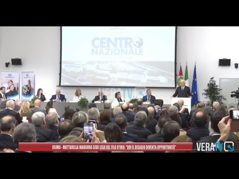Osimo – Il presidente Mattarella inaugura la sede nazionale della Lega del Filo d’Oro