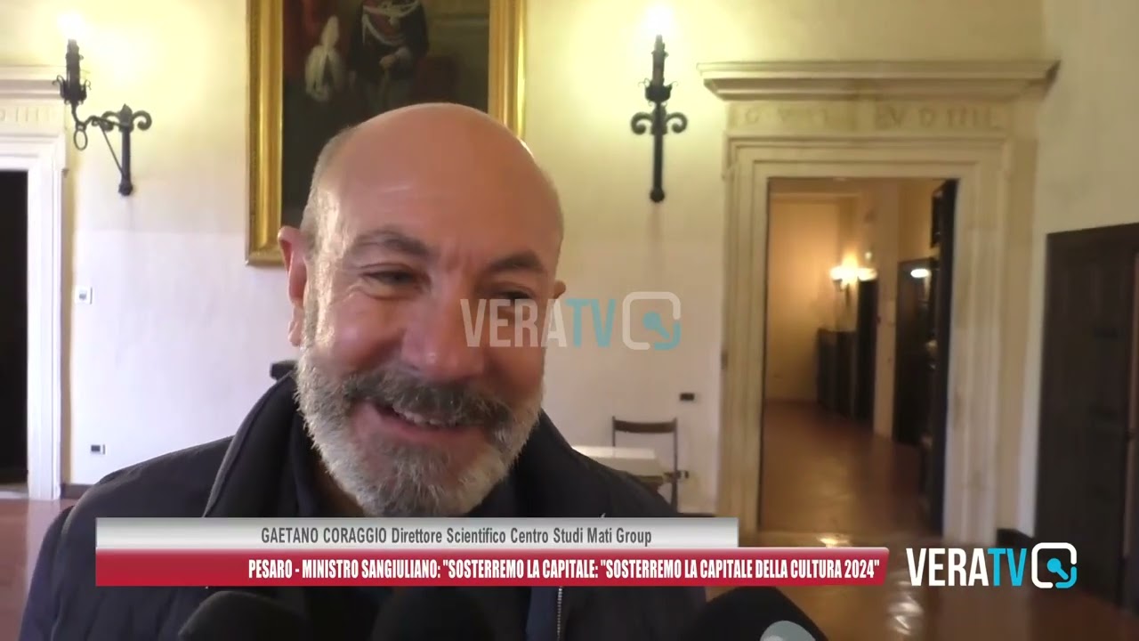 Il Ministro Sangiuliano a Pesaro: “Saremo vicini alla capitale della cultura 2024”