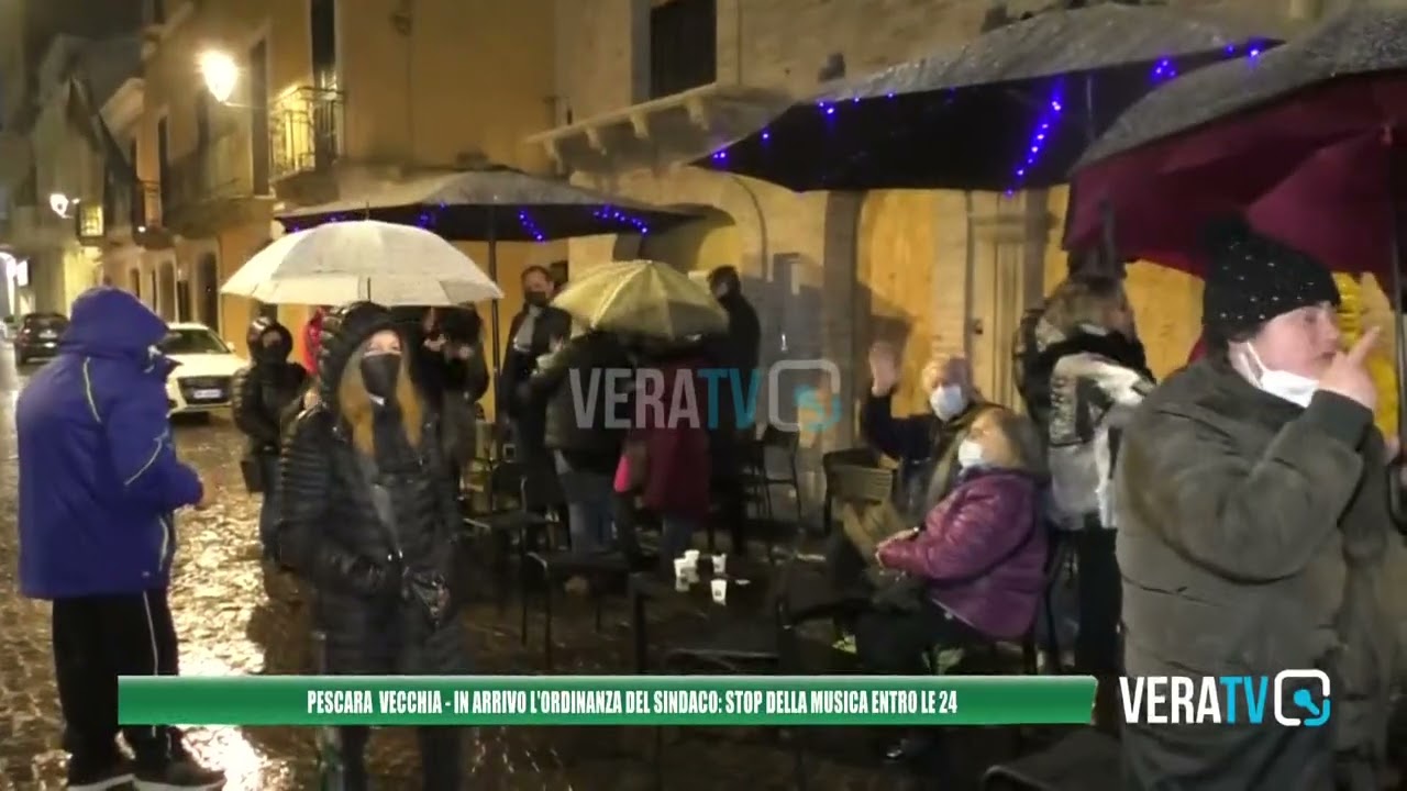 Pescara Vecchia – Ordinanza del sindaco: da mezzanotte stop alla musica