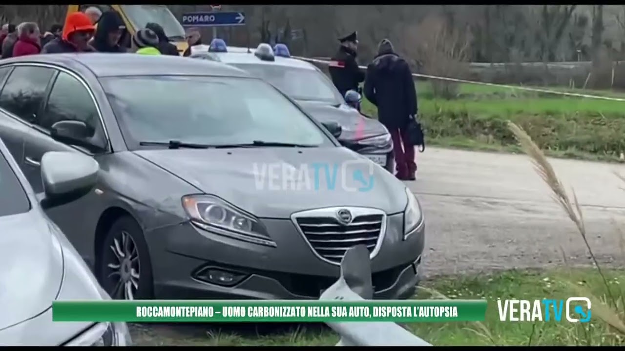 Roccamontepiano – Uomo carbonizzato nella sua auto, disposta l’autopsia