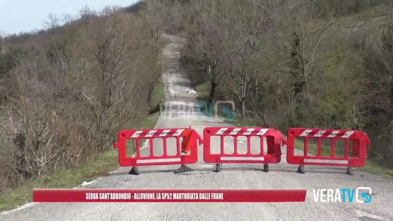 Serra Sant’Abbondio – Alluvione, la strada provinciale è ancora devastata dalle frane