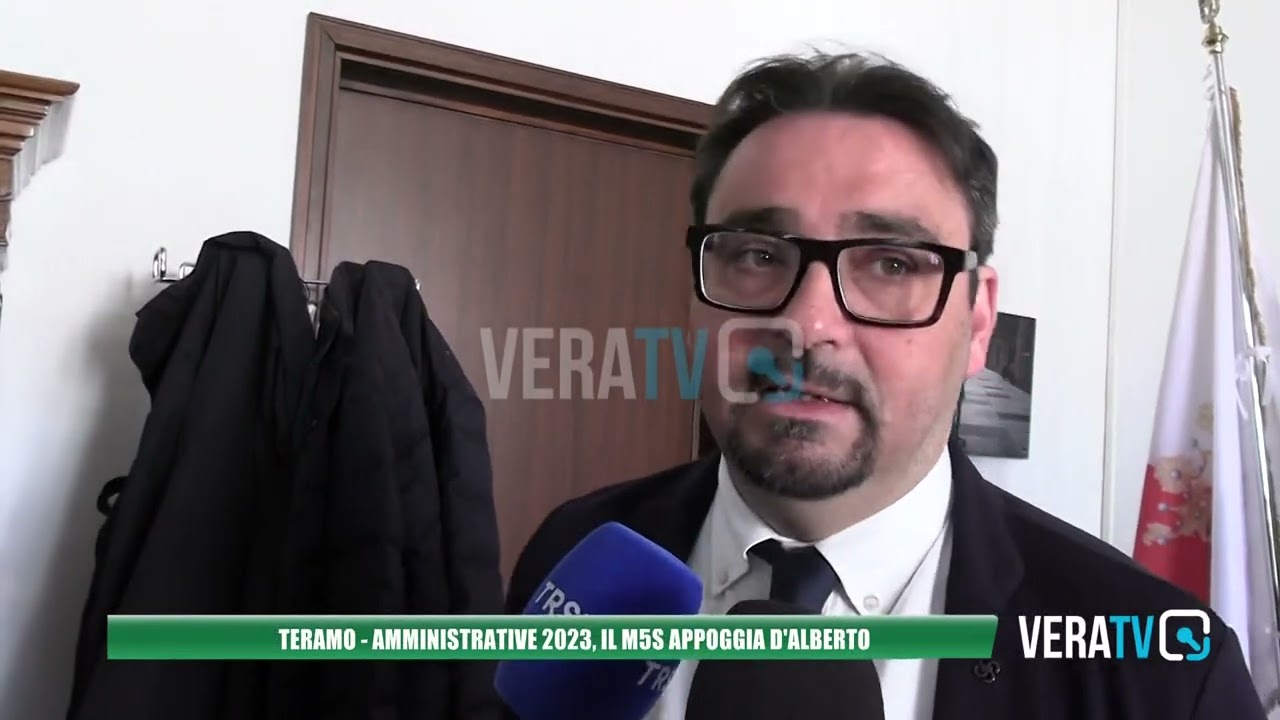Teramo, elezioni amministrative: il Movimento Cinque Stelle appoggia il sindaco uscente D’Alberto