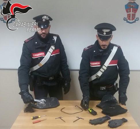 Contrasto ai furti, i carabinieri del Fermano arrestano 2 persone e ne denunciano altre 4