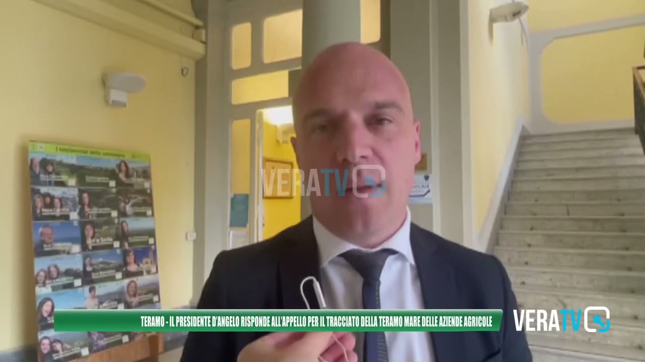 Abruzzo – Nuovo tracciato della Teramo-mare, D’Angelo appoggia la polemica delle aziende agricole