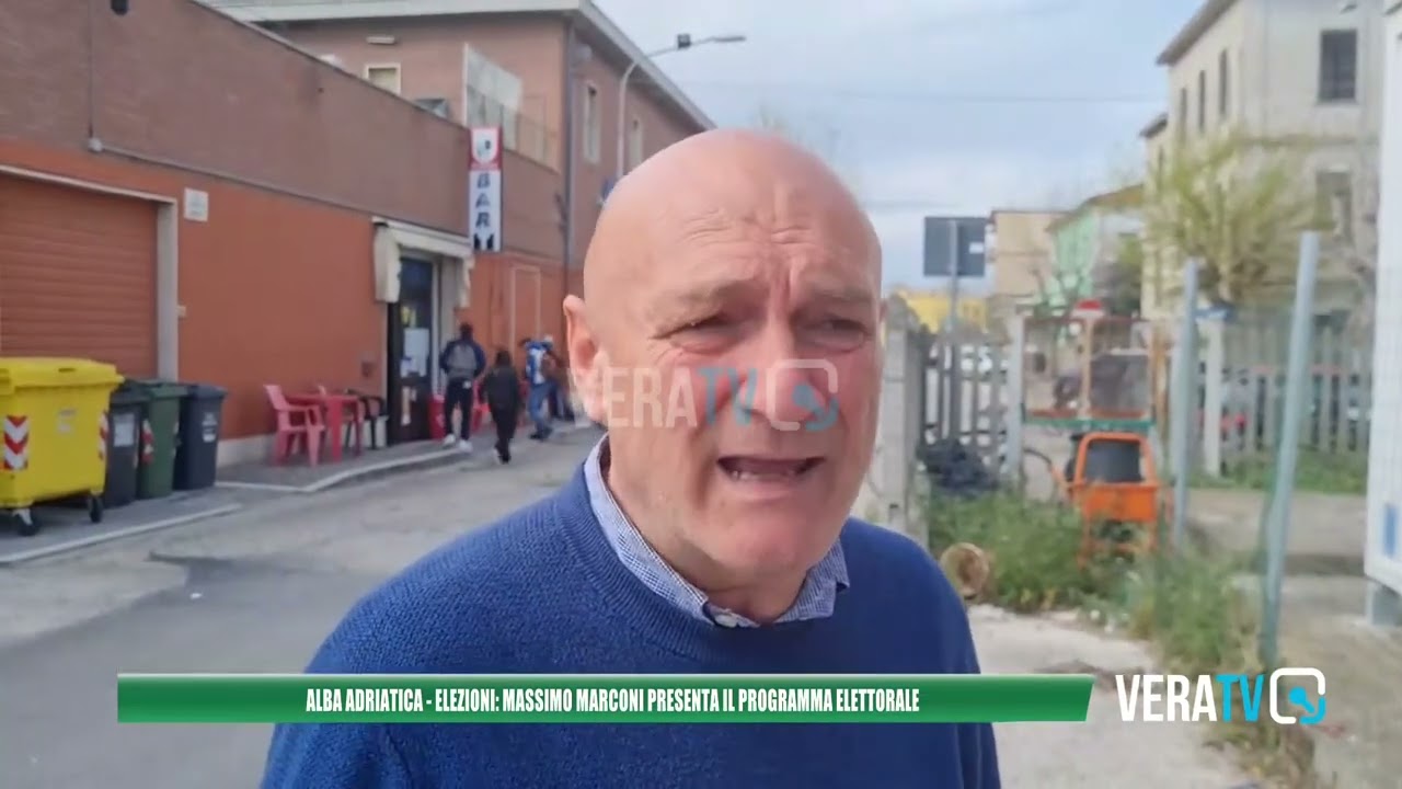 Alba Adriatica – Elezioni: Massimo Marconi presenta il programma elettorale