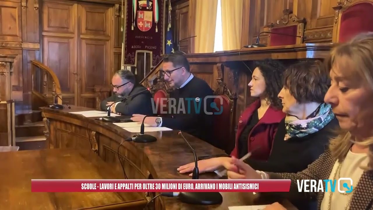 Ascoli Piceno – Scuole della provincia, appaltati lavori di miglioramento per oltre trenta milioni