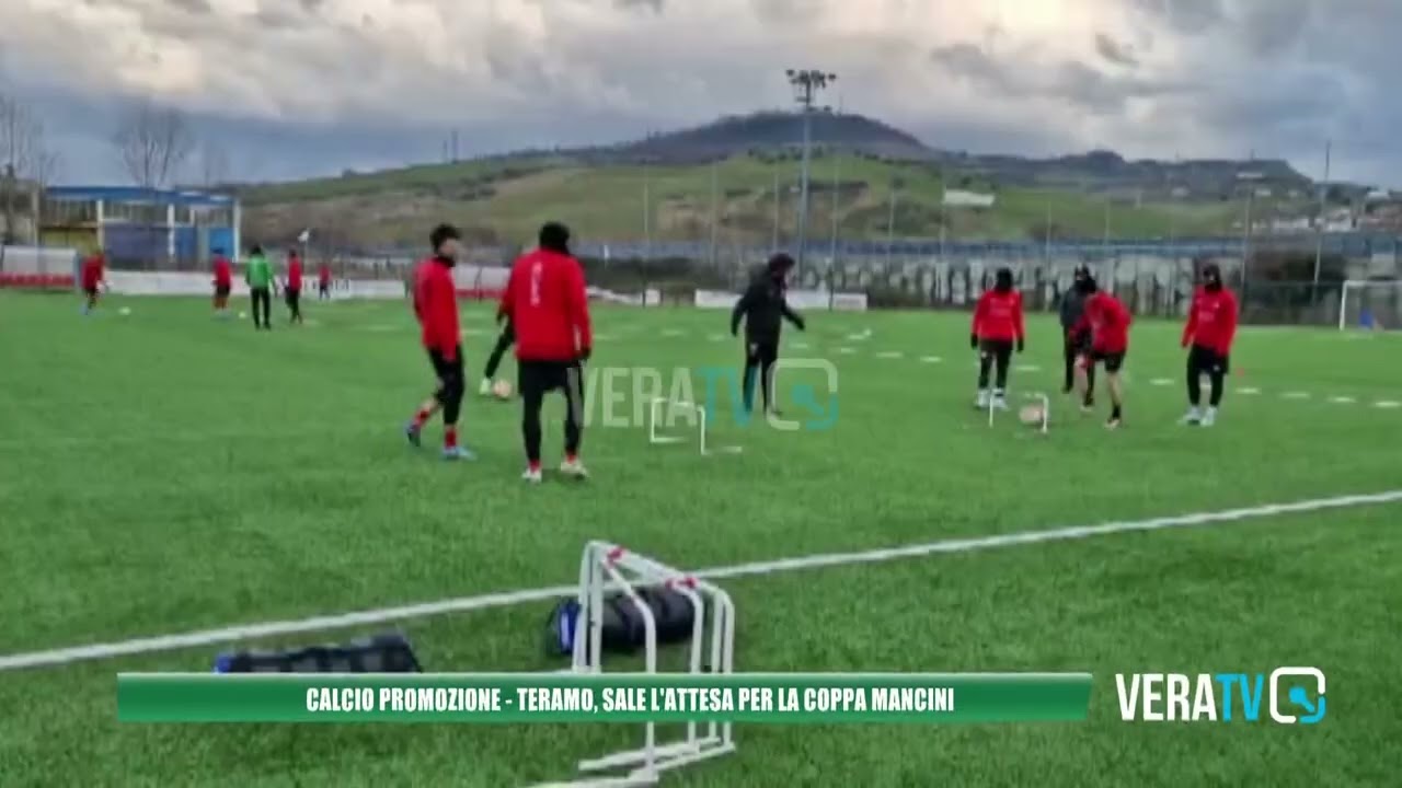 Calcio Promozione, cresce l’attesa a Teramo per la Coppa Mancini