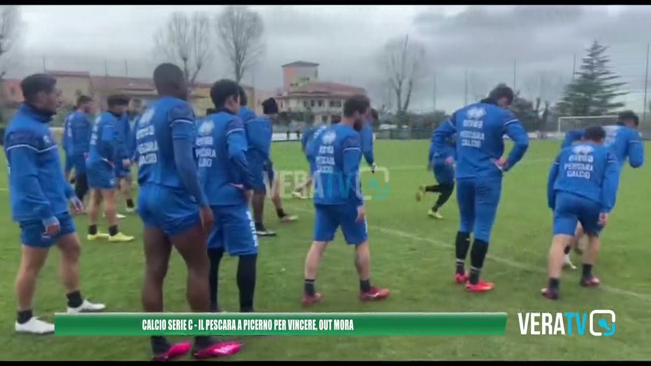 Calcio Serie C – Il Pescara a Picerno deve rinunciare all’infortunato Mora