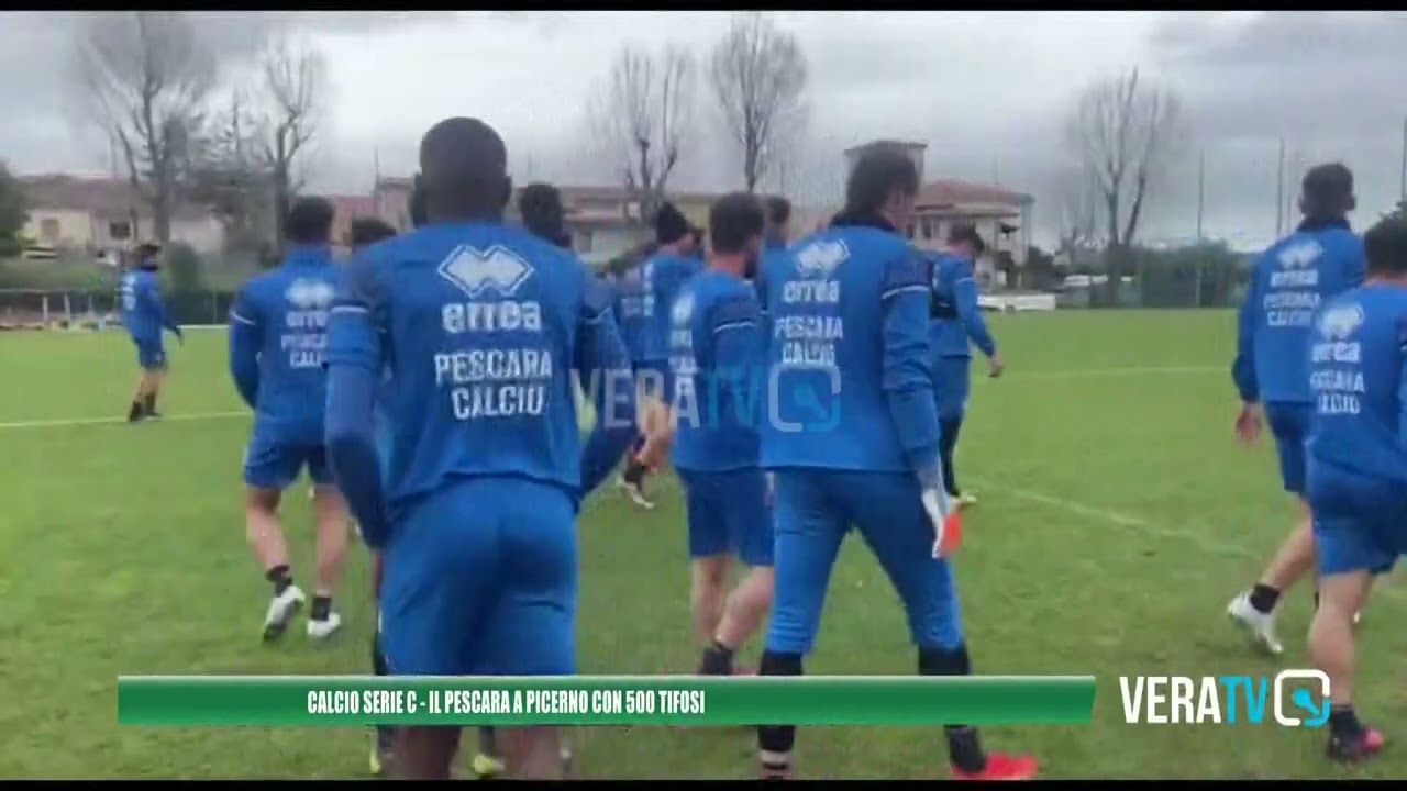 Calcio Serie C – Il Pescara seguito a Picerno da oltre 500 tifosi