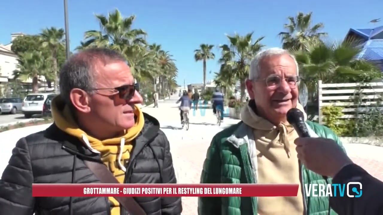 Grottammare – Restyling del lungomare, i cittadini apprezzano il progetto