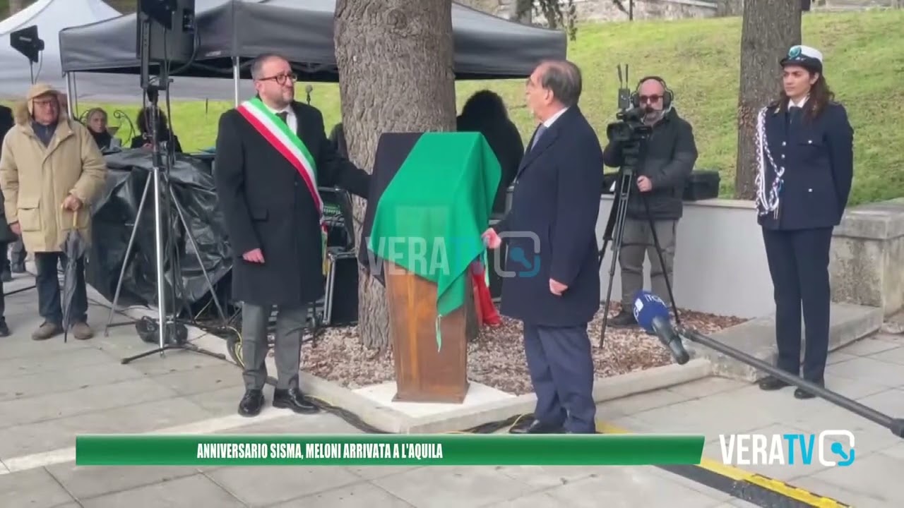 L’Aquila – La premier Meloni nel capoluogo abruzzese per l’anniversario del sisma