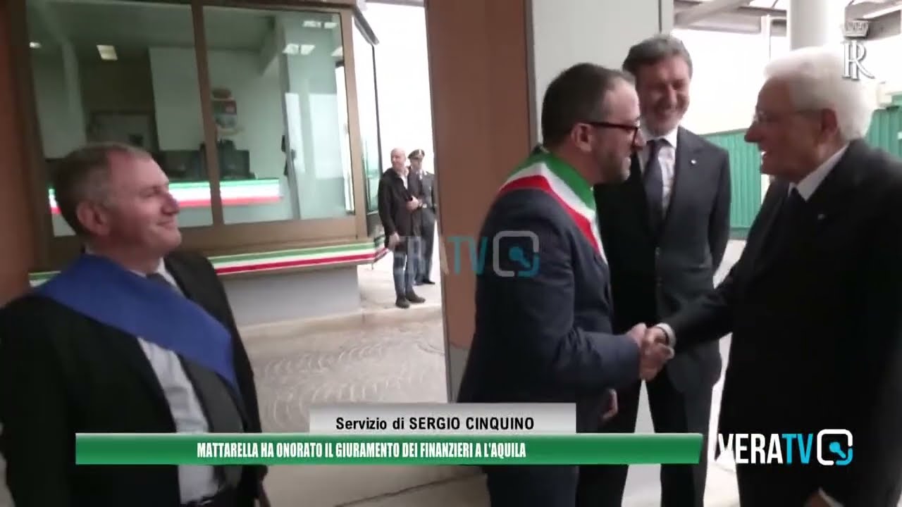L’Aquila – Mattarella onora il giuramento dei finanzieri, Marsilio: “Un onore per l’Abruzzo”