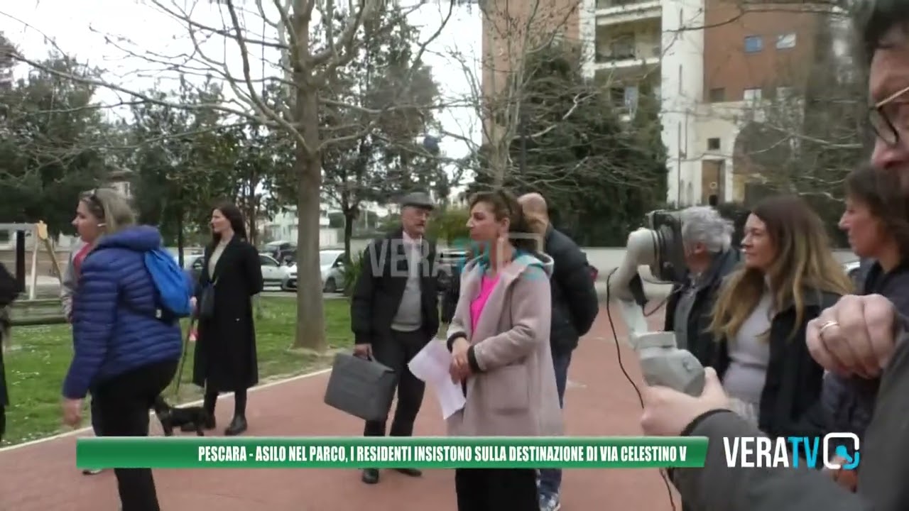 Pescara – Asilo nel parco, i residenti insistono sulla destinazione di via Celestino V