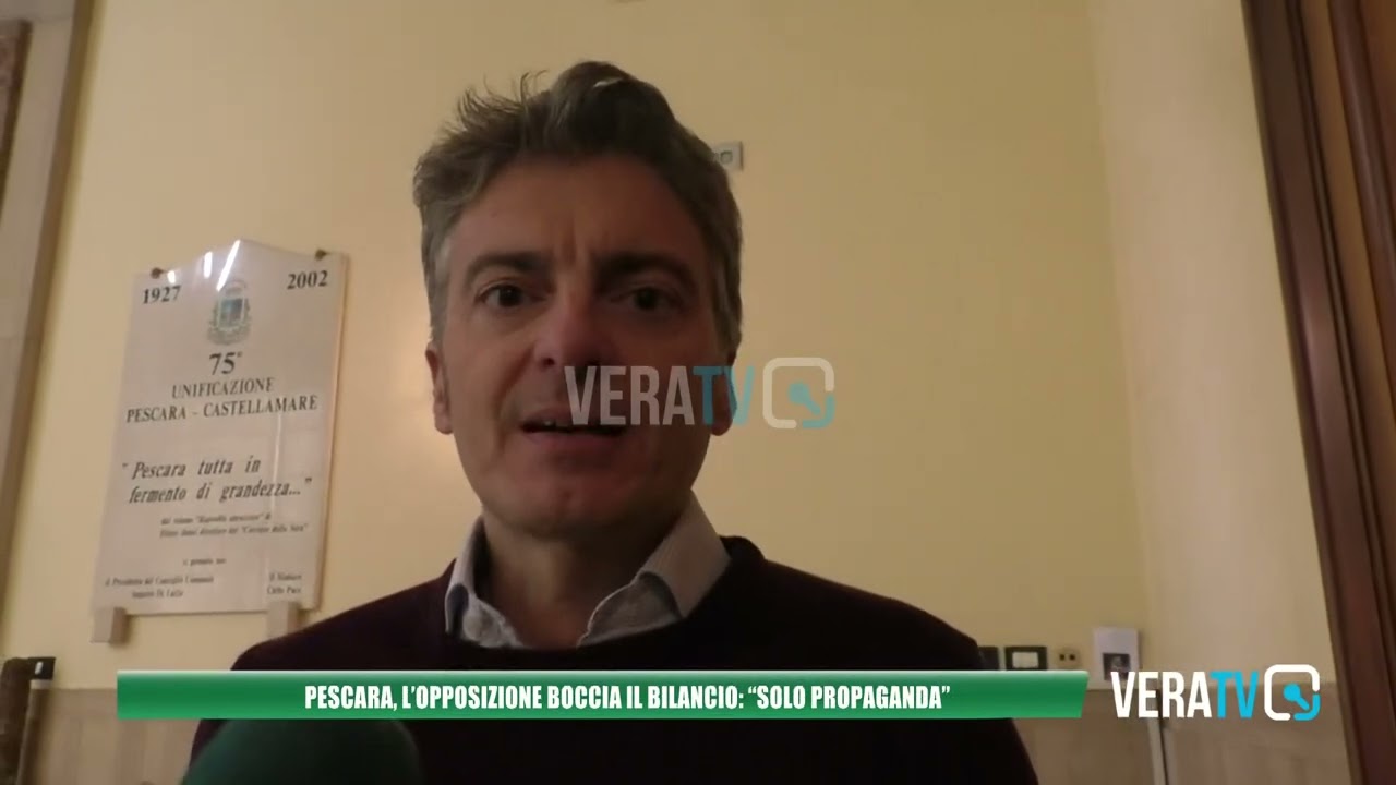 Pescara – L’opposizione boccia il bilancio: “Solo propaganda”