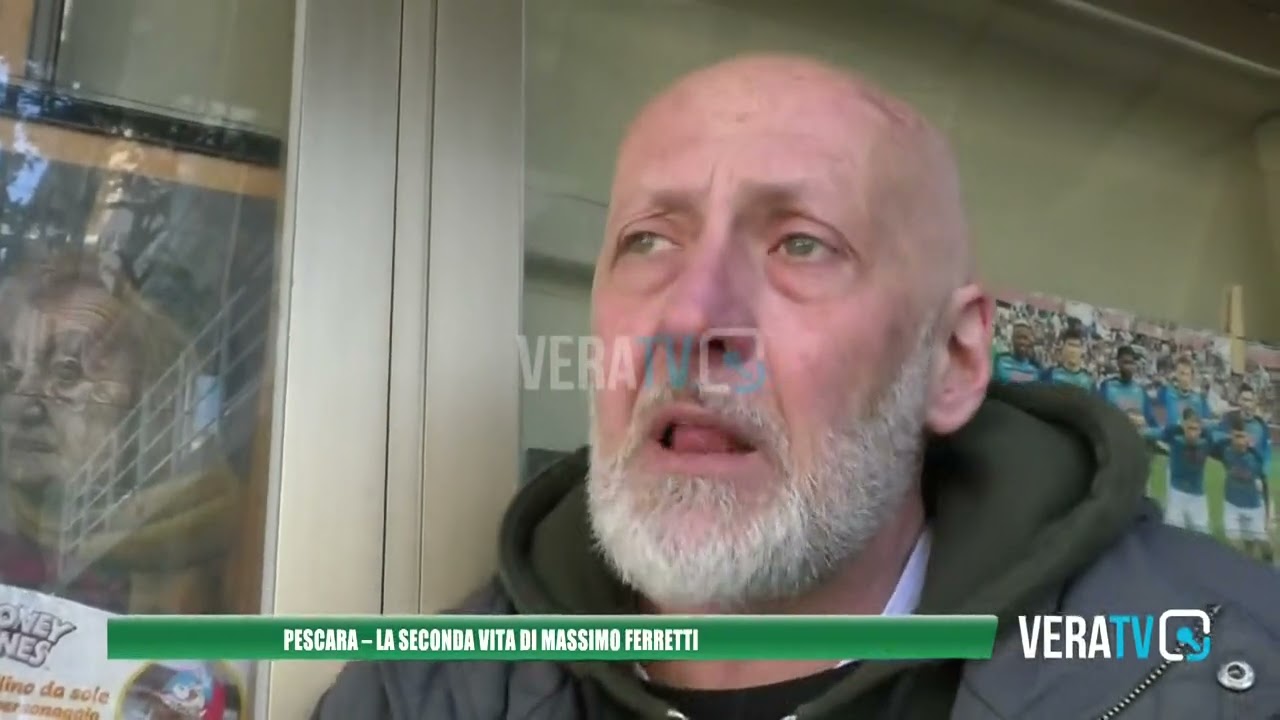 Pescara – La seconda vita di Massimo Ferretti: “Rinato dopo anni di buio”
