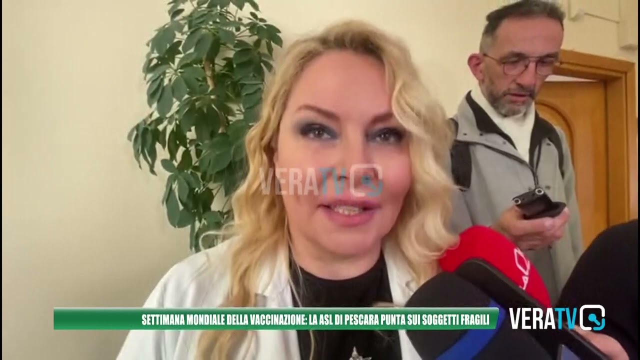 Pescara – Settimana della vaccinazione, la Asl punta sui soggetti fragili
