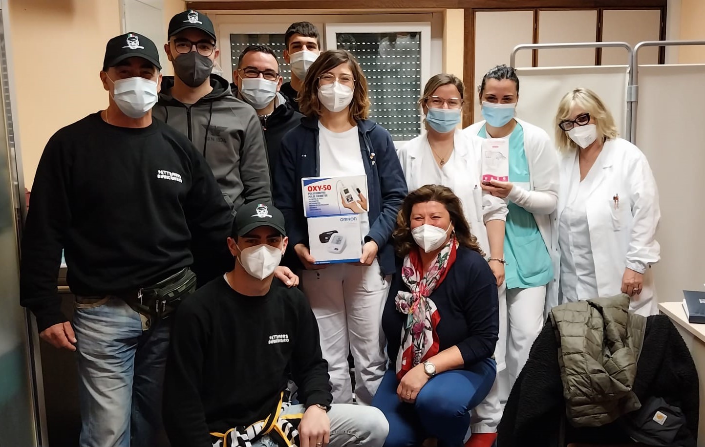 Ascoli, ultras donano macchinari all’ospedale Mazzoni